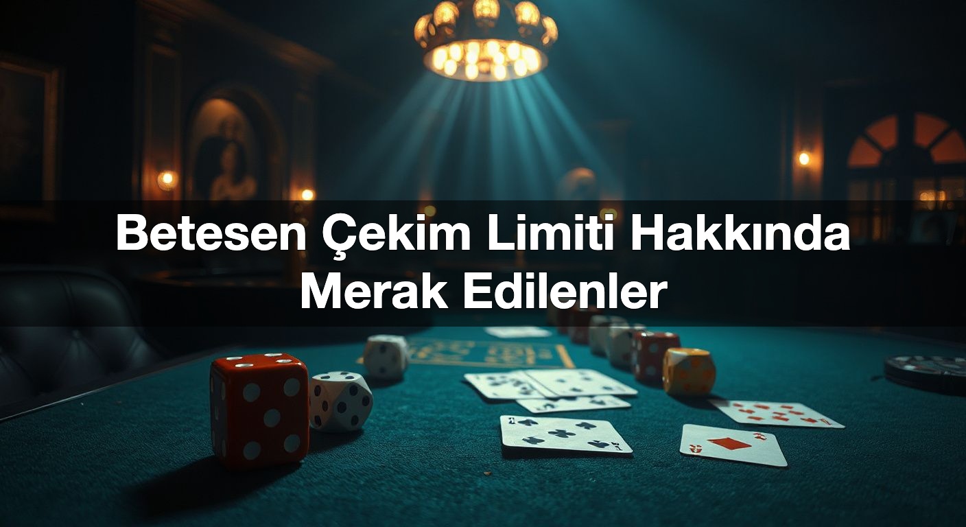 Betesen Çekim Limiti Hakkında Merak Edilenler